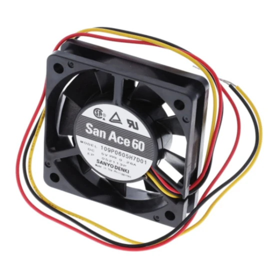 Sanyo Denki 109P0605H7D01 fläkt