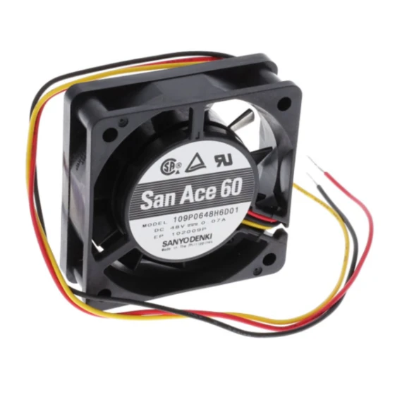 Sanyo Denki 109P0648H6D01 fläkt