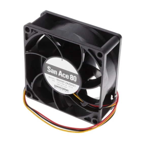 Sanyo Denki 9GA0812A2D001 fläkt