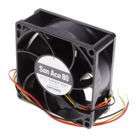 Sanyo Denki 9GA0824L2D001 fläkt