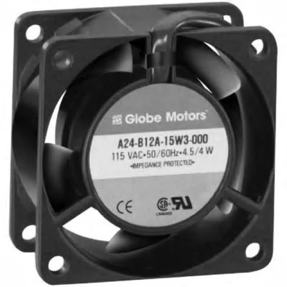 Globe Motors A24-B12A-15W3-000 Fläkt