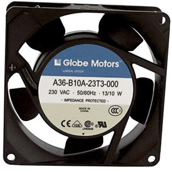 Globe Motors A36-B10A-23T3-000 Fläkt