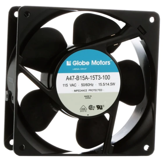 Globe Motors A47-B15A-15T3-100 Fläkt