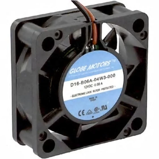 Globe Motors D16-B06A-04W3-000 Fläkt