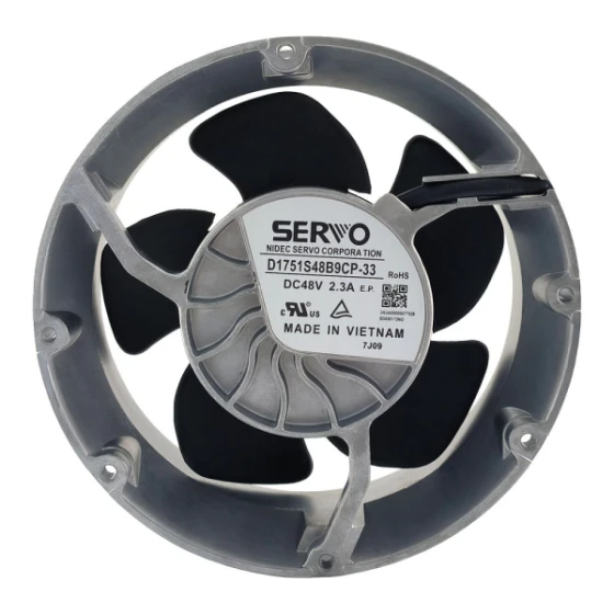 Nidec/SERVO D1751S48B9CP-54 Fläkt