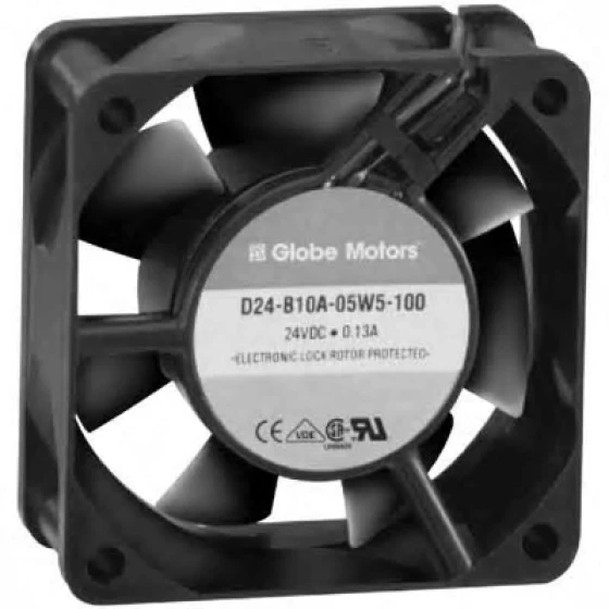 Globe Motors D24-B10A-04W3-100 Fläkt