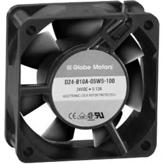 Globe Motors D24-B10A-05W5-100 Fläkt
