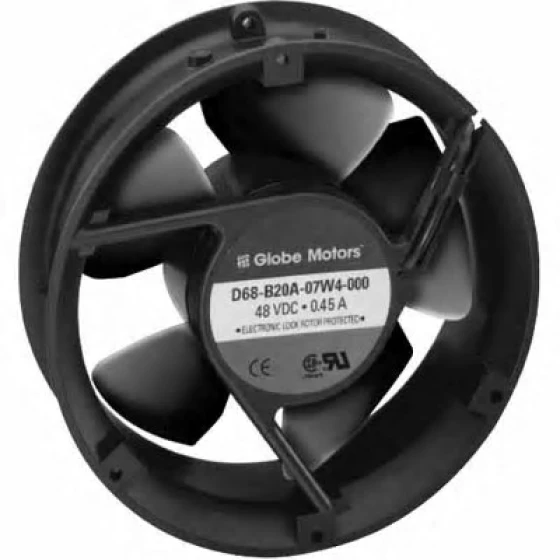 Globe Motors D68-B20A-05W4-000 Fläkt