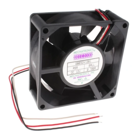 Mechatronics G8032X12B1-RSR fläkt
