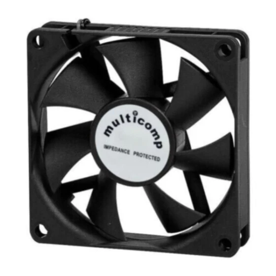 MULTICOMP MC33868 Fläkt