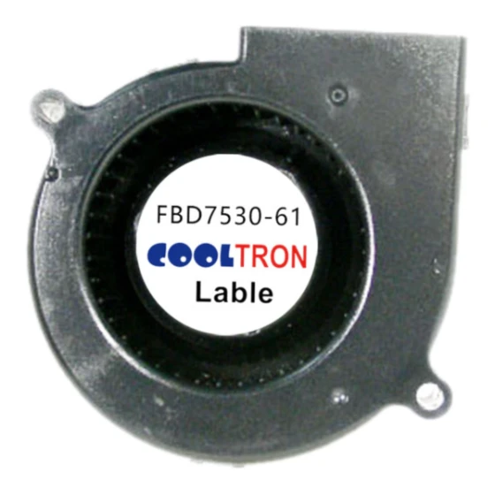 Cooltron Industrial Supply FBD7530B12W3-61 fläkt