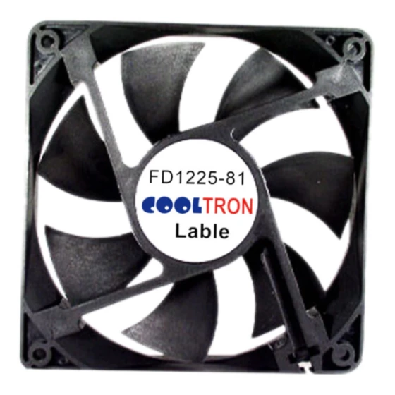 Cooltron Industrial Supply FD1225B12W7-81-2R fläkt