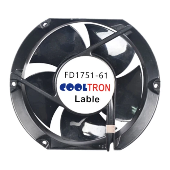 Cooltron Industrial Supply FD1751B24W7-3P-61 fläkt