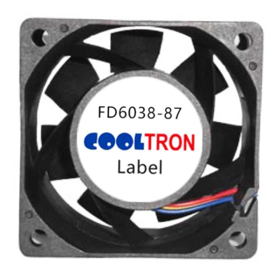Cooltron Industrial Supply FD6038B24W9-87-4JC1 fläkt