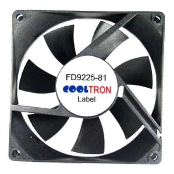 Cooltron Industrial Supply FD9225B24W11-81-3H fläkt