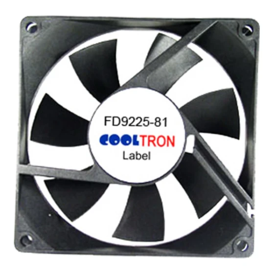 Cooltron Industrial Supply FD9225B24W7-81-2R fläkt