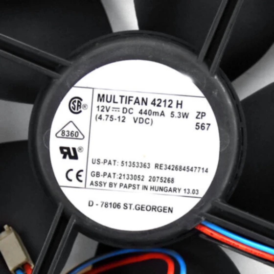 Ebmpapst MULTIFAN4212 Fläkt