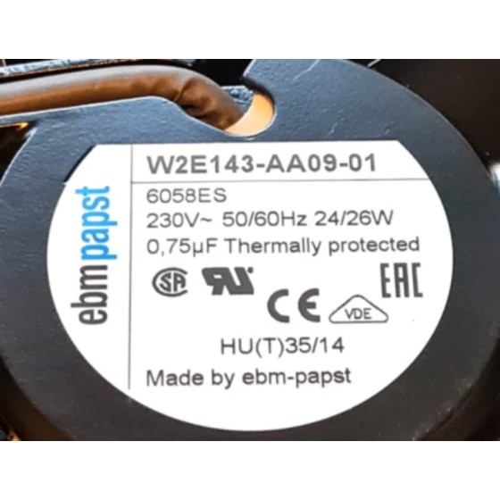 Ebmpapst W2E143-AA09-01 Fläkt
